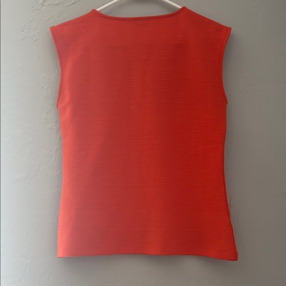 Ann Taylor Orange Sleeveless Embellished Muscle Tee 116 - Picture 5 of 7